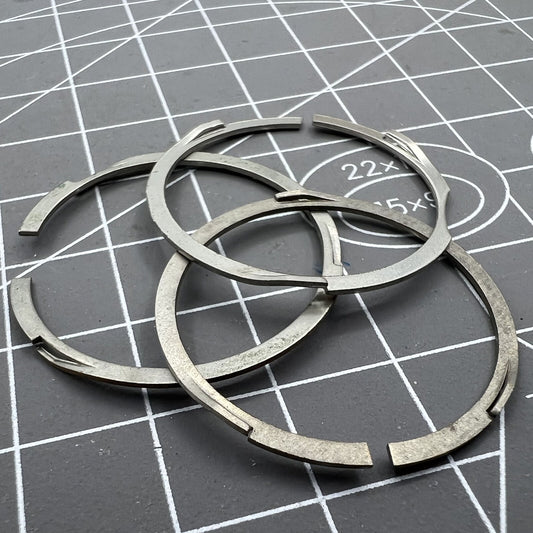 Steel watch case spacer ring for China 7120 movement, generic cushion mount, durable accessory.