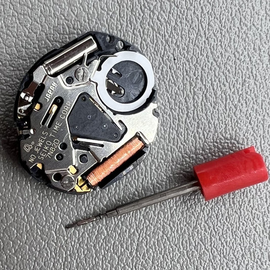 Seiko 7N82D quartz watch movement replacement for precise timekeeping and durability.