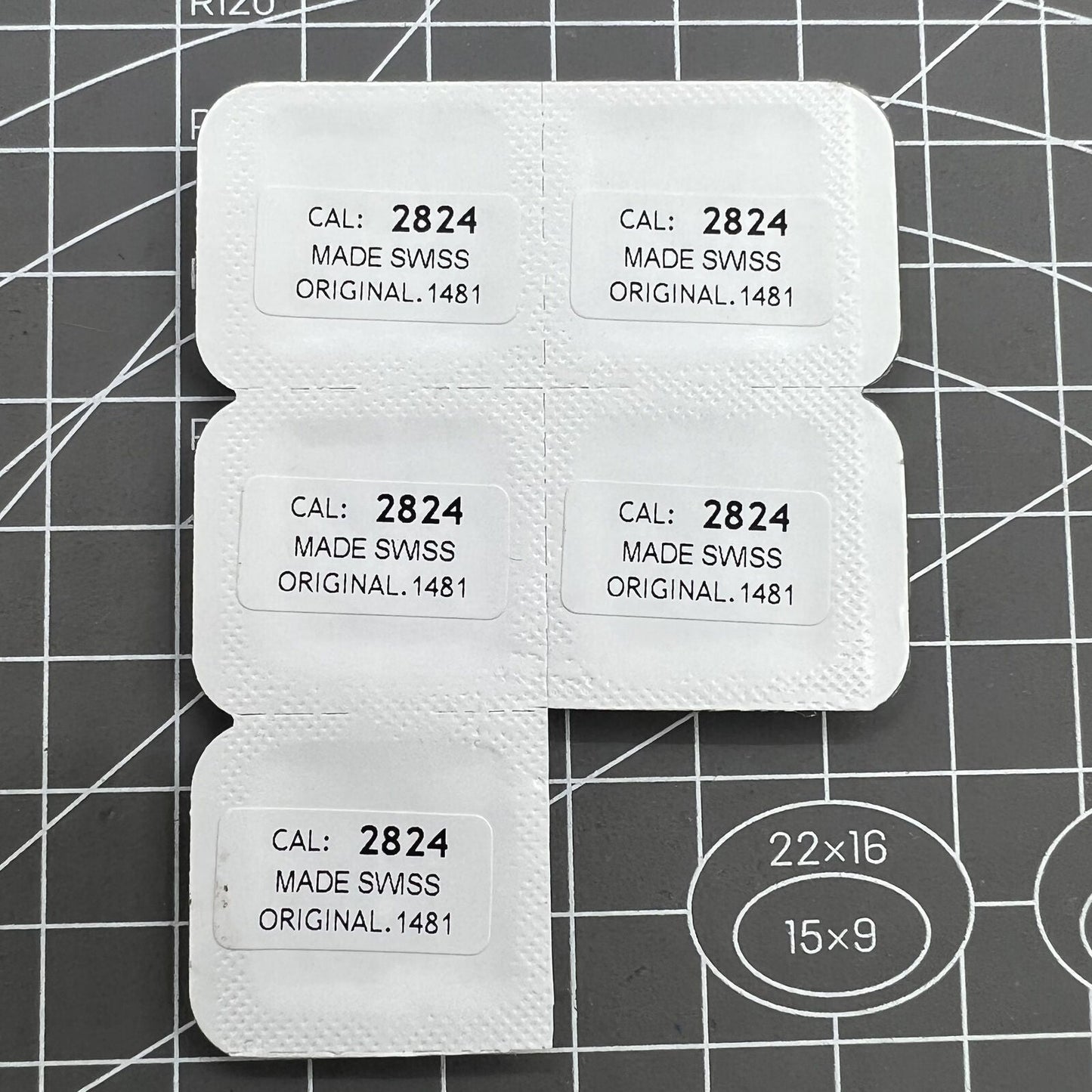 Ball bearing replacement for ETA 2836-2 2824 watch movement, compatible with #1497 models.