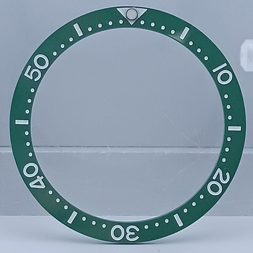 33,65*27,3mm Flache Keramik Uhr Lünette Einsätze Uhr Zubehör für Frauen SUB