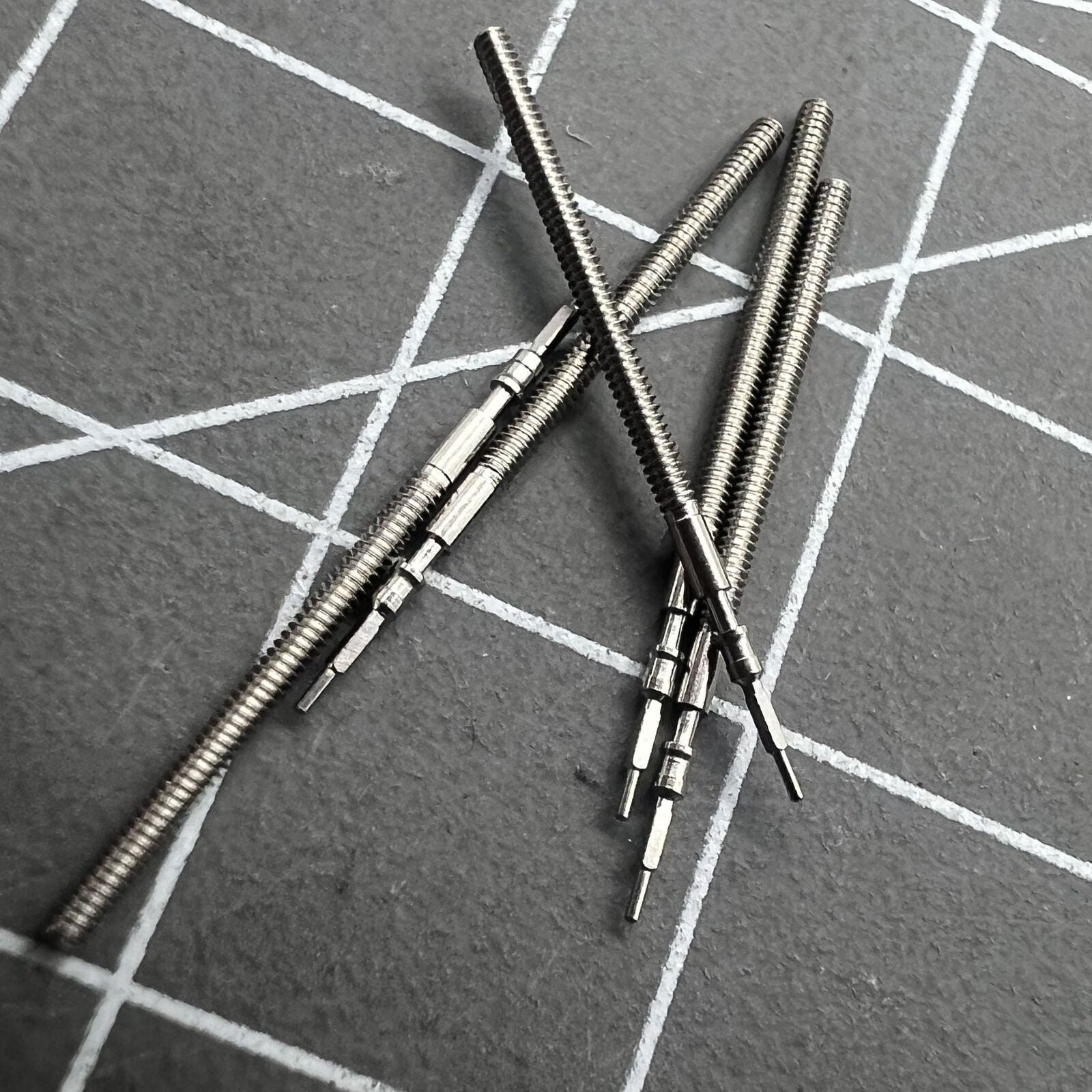 1. Generic watch winding stem compatible with movements 1L32 1L22 1L12 1L45 1M02, perfect for repair.