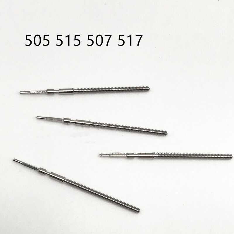 Lot de 10 tiges de remontoir génériques pour mouvement 505, 507, 515 et 517