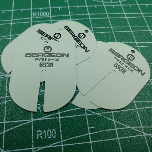 Bergeon 6938 watch dial protectors for professional watchmakers ensuring dial safety during repairs