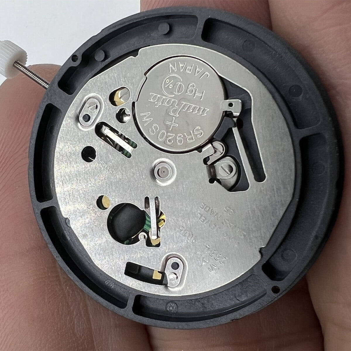 ISA watchmakers black dial quartz movement replacement, model 2334/1035, precise and durable accessory