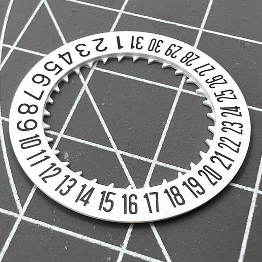 Arabic date disk wheel for Japan NH35 automatic mechanical watch movement, precise replacement part.