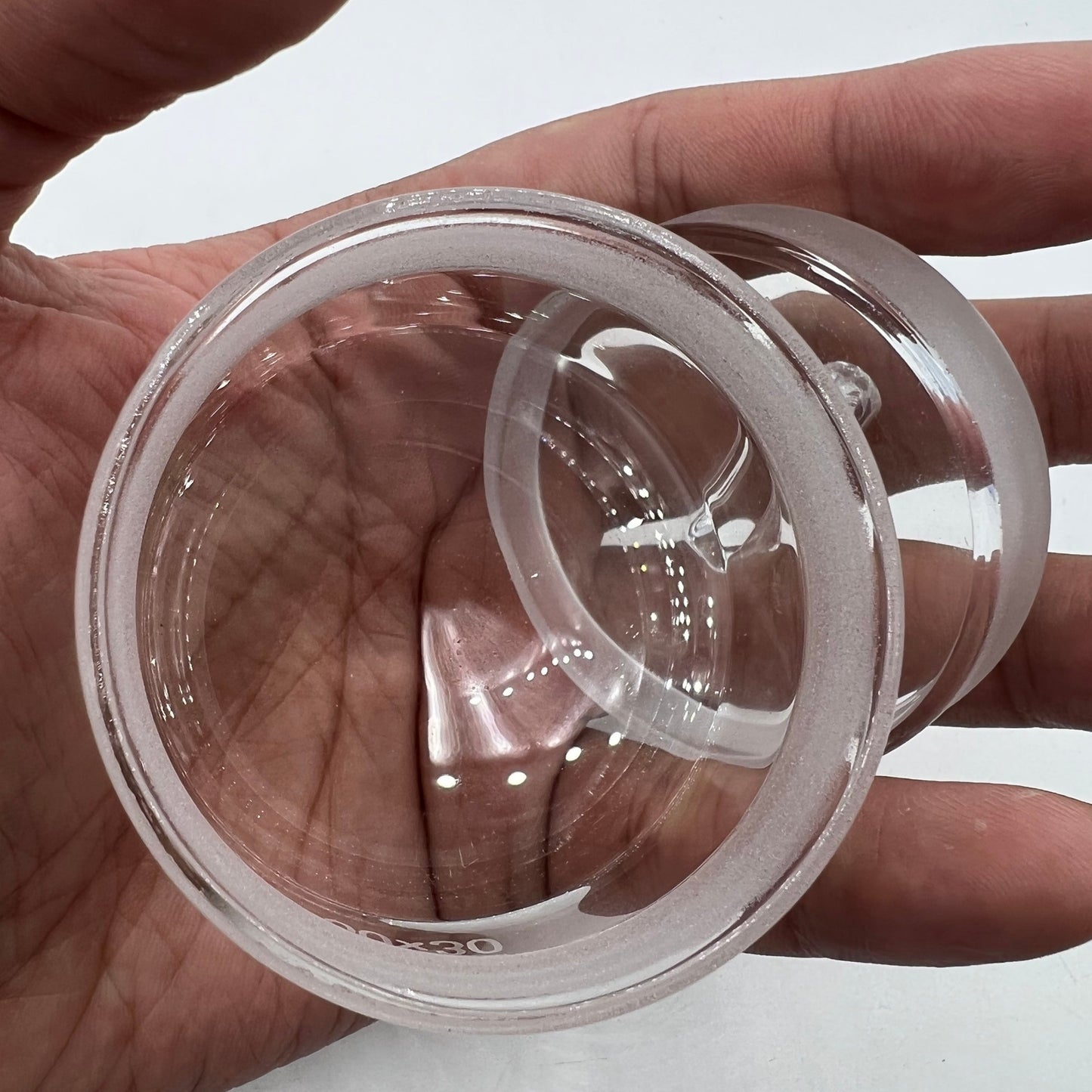 Tasse d'huile à essence sans poussière pour le lavage des boîtes de Petri en verre