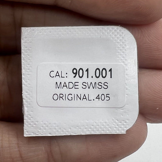 Generic watch winding stem for ETA 901.001 and 901.005 movements, precise fit for repair.