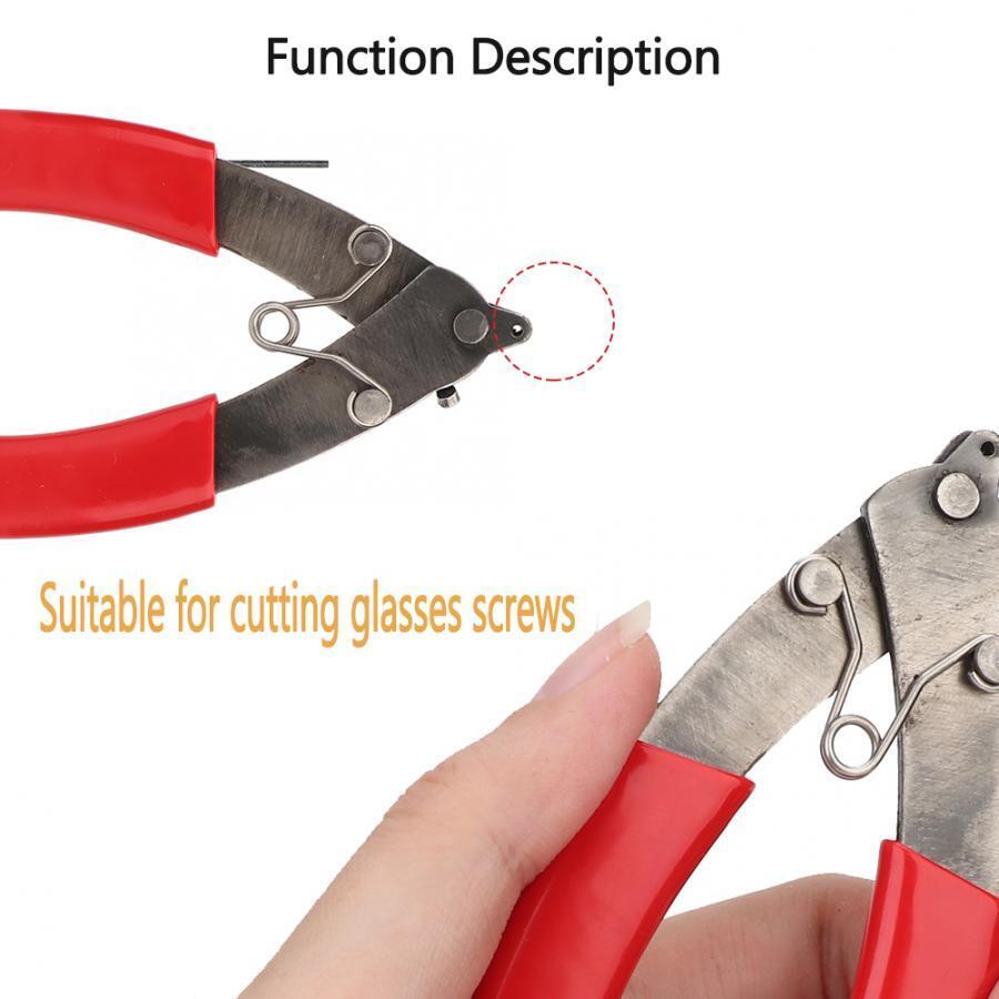 Eye Glasses Screw Cutter Glasses Cutting Glasses Screwdriver Pliers Repair Tools