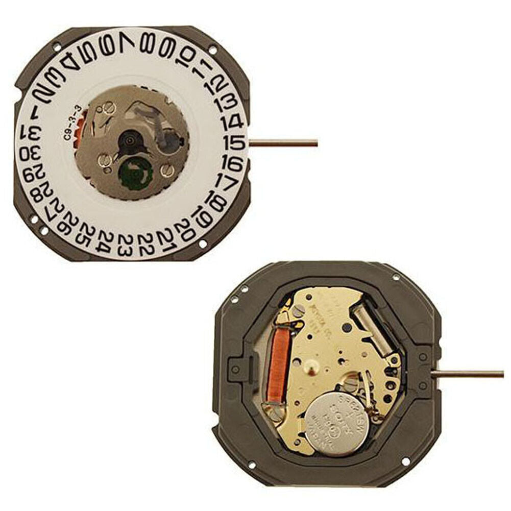 Miyota 1S13 Japan Quartz Movement Date at 6