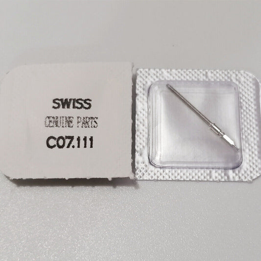 Replacement winding stems for ETA C07.111 watch movement, compatible with various watch models.