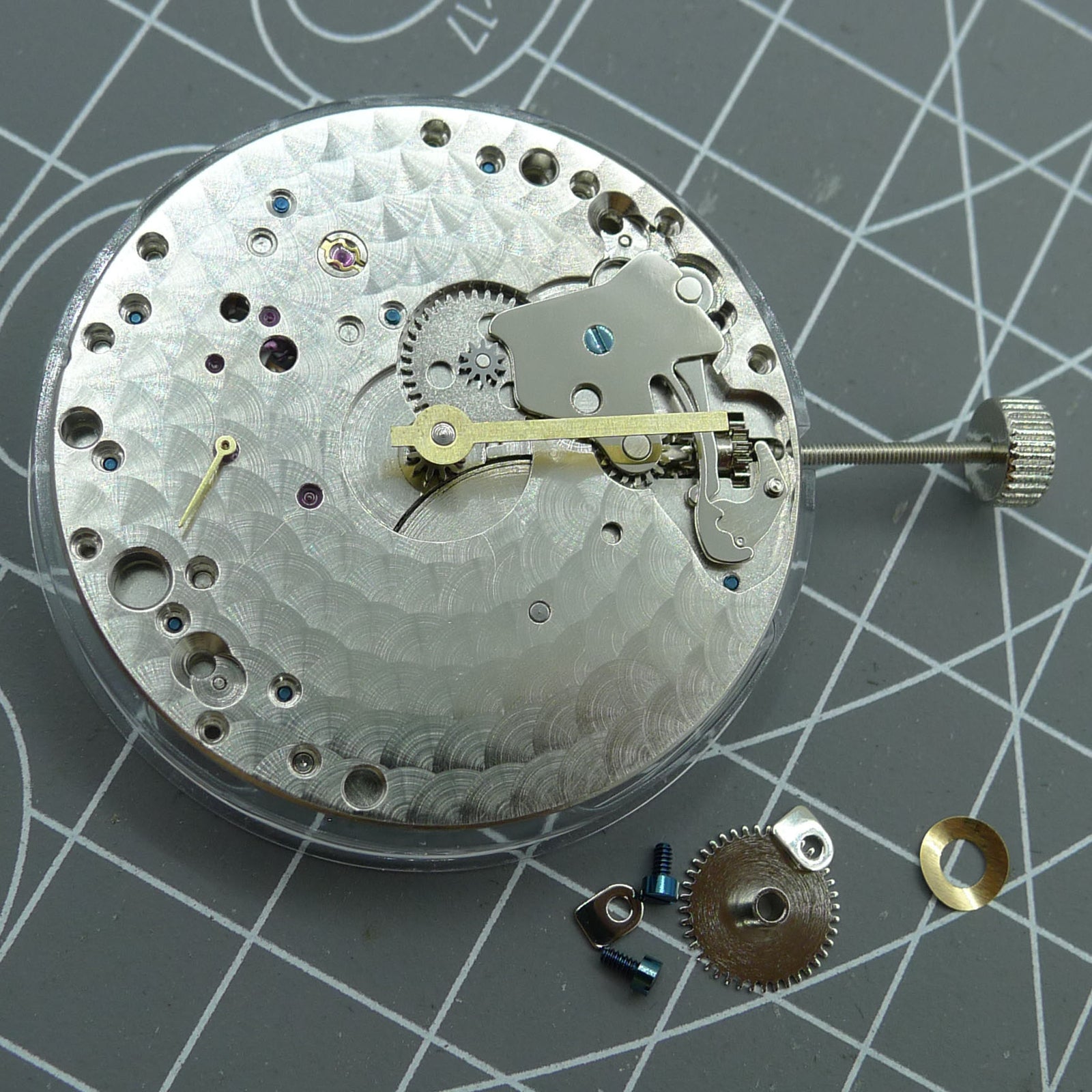 Seagull ST3620 mechanical watch movement with ETA 6497 second hand at 9 o'clock, perfect for watch accessories.