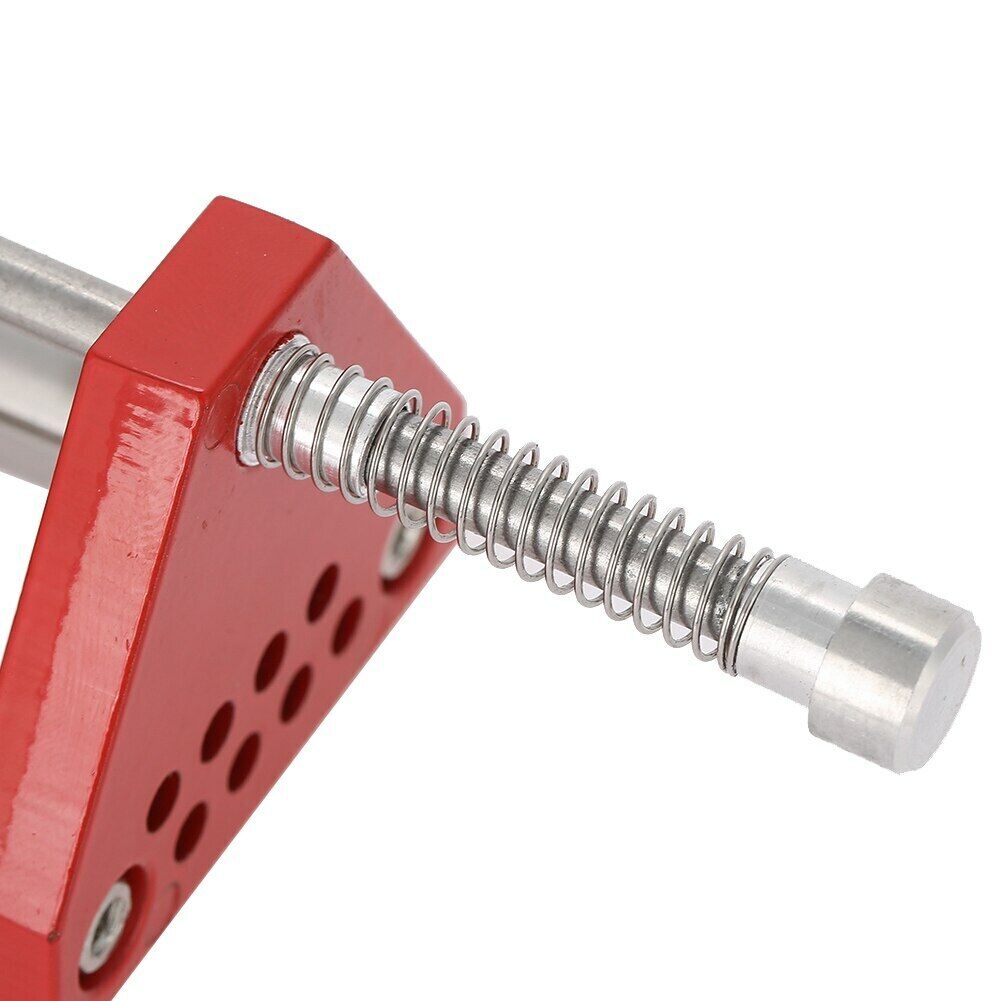 Aluminum alloy 3-head watch hand presser for precise watch hand fitting and removal.