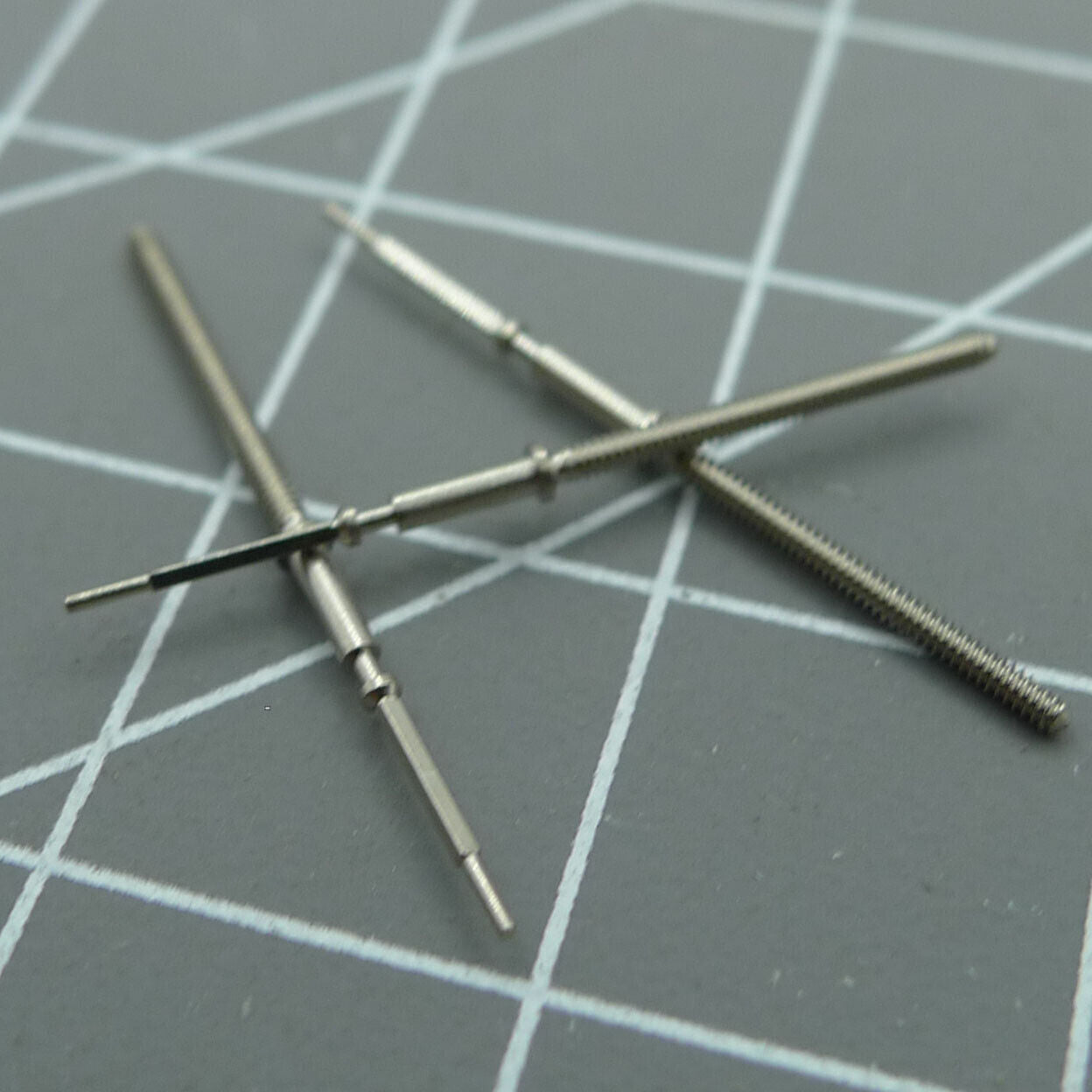 Durable watch winding stem for Swiss Ronda Z50 Z60 movement, precise replacement part.