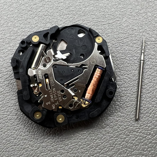 Japan Hattori Epson VX3SE quartz watch movement precision for reliable timekeeping in accessories