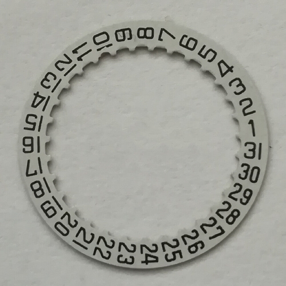 Movement Watch Part White Date Dial Disc Date@3 Spare Parts Fit For ETA 2671