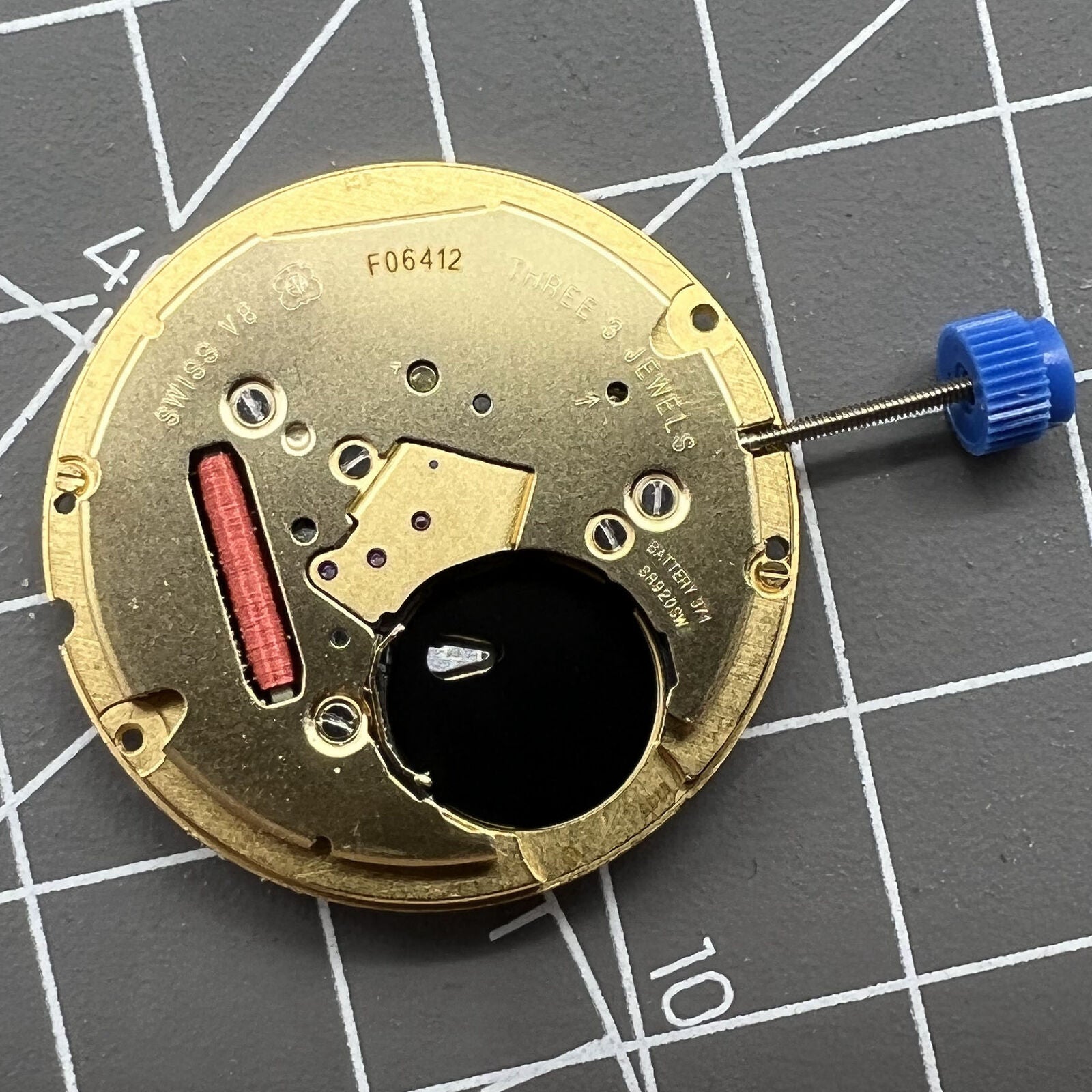 ETA F06.412 quartz watch movement by ETA, high-precision replacement for 955.112 models.