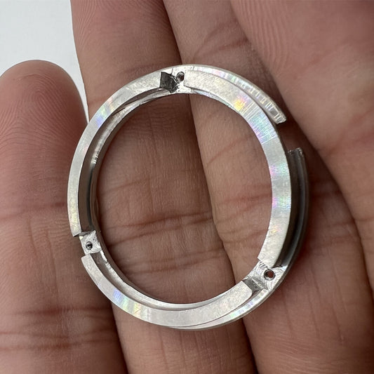 Metal watch spacer ring 32.5�4mm for China Made 2824 2836 2813 movement, durable accessory.