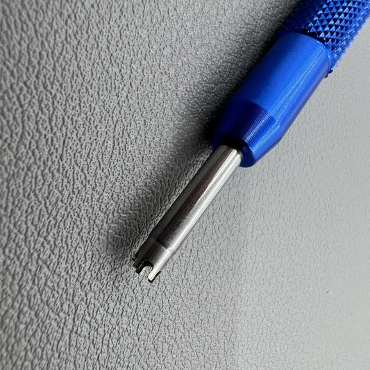 Precision 5-prong screwdriver for RICHARD MILLE strap, bezel, and case back screws maintenance.