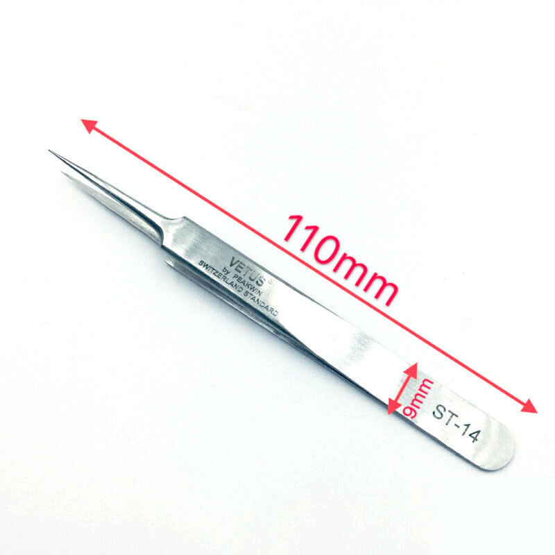 VETUS ST Series Non-Magnetic Tweezers Stainless Steel Tweezers 7024 Replacement