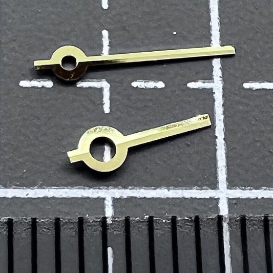 Golden watch hands set for Ronda 751 quartz movement, 2 sets/pack by P1-H6-NO7, precise fit accessory
