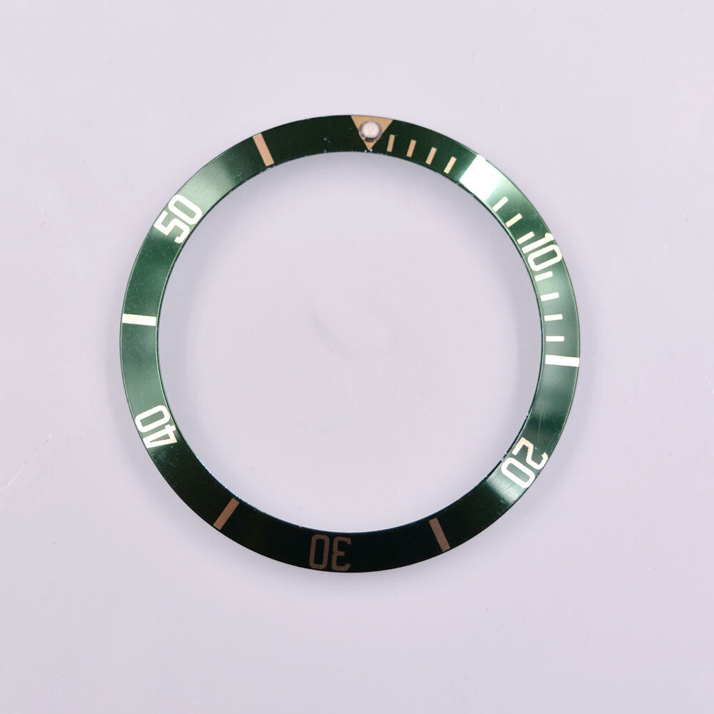 39,5 mm Aluminium-Lünetteneinsatz für Taucheruhren, passend für automatische SUB/GMT-Uhren