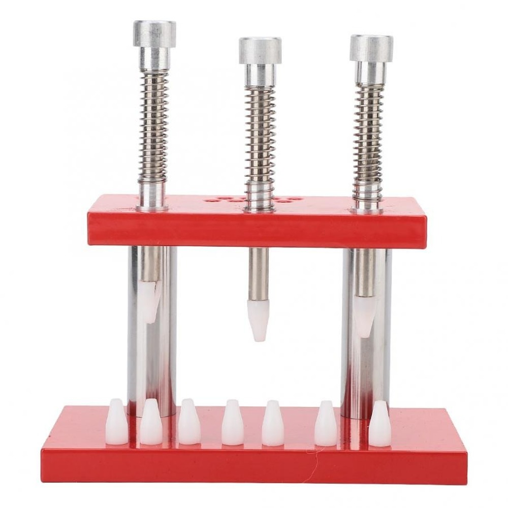 1. Aluminum alloy 3-head watch hand presser for precise fitting and removal.