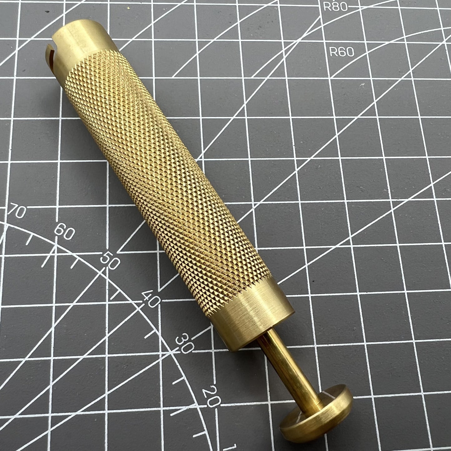 Swiss Made Bergeon 30082-M Hauptfederkurbelgriff für Rechtshänder