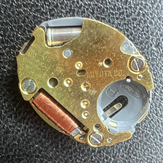 Japan Miyota 5Y20 quartz watch movement mechanism, precision timekeeping component by Miyota.