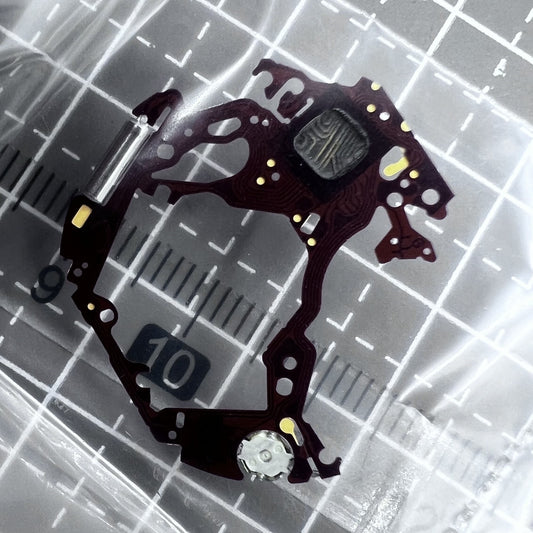 Seiko 5T52B quartz movement circuit board, genuine Japan part for accurate timekeeping.
