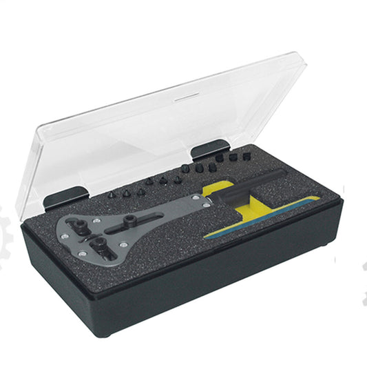 Bergeon 2819-08 Maxi Jaxa waterproof watch case opener tool for precise Swiss-made watch repairs.