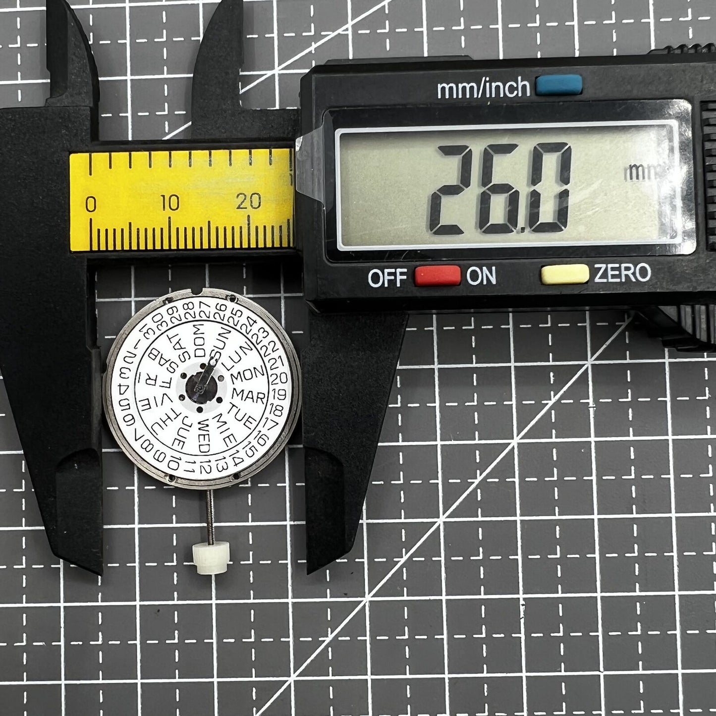 ETA 955.122 Quartz Movement Double Calendar 3 Hands Movement