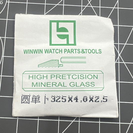 1. Five-pack single dome watch glass crystals, 25-35mm, 1.5-2.5mm thick, for watch repair.