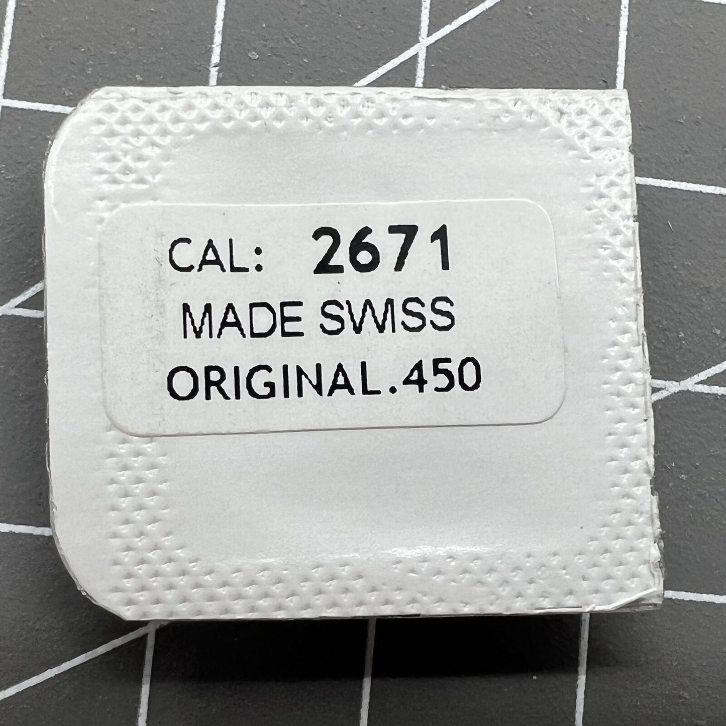 Einstellrad für ETA 2671 Uhrwerk, Uhrenteil