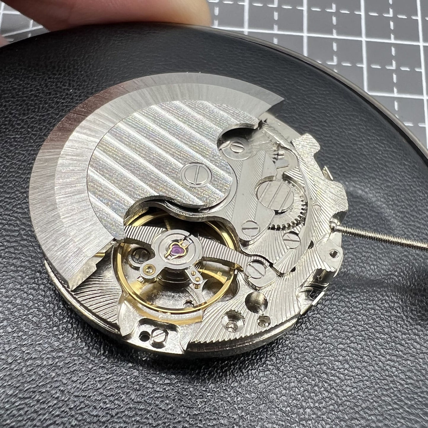 Mouvement mécanique automatique Shang hai 7751 remplace Longines 8 aiguilles