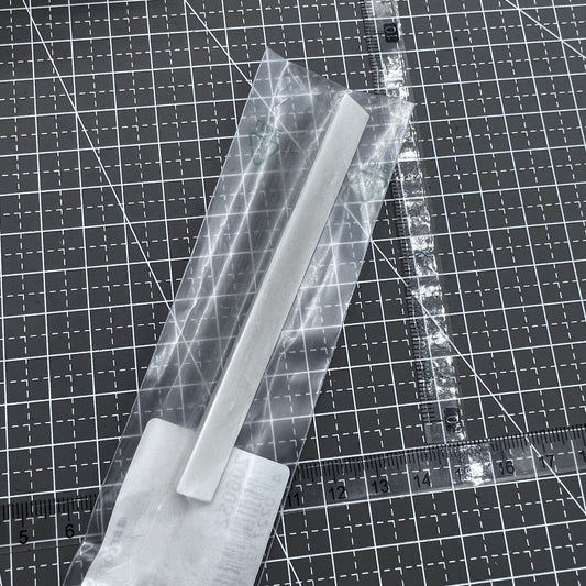 Swiss Horotec MSA16.013 triangular Arkansas stone for watch accessory sharpening, 100x10mm precision tool.