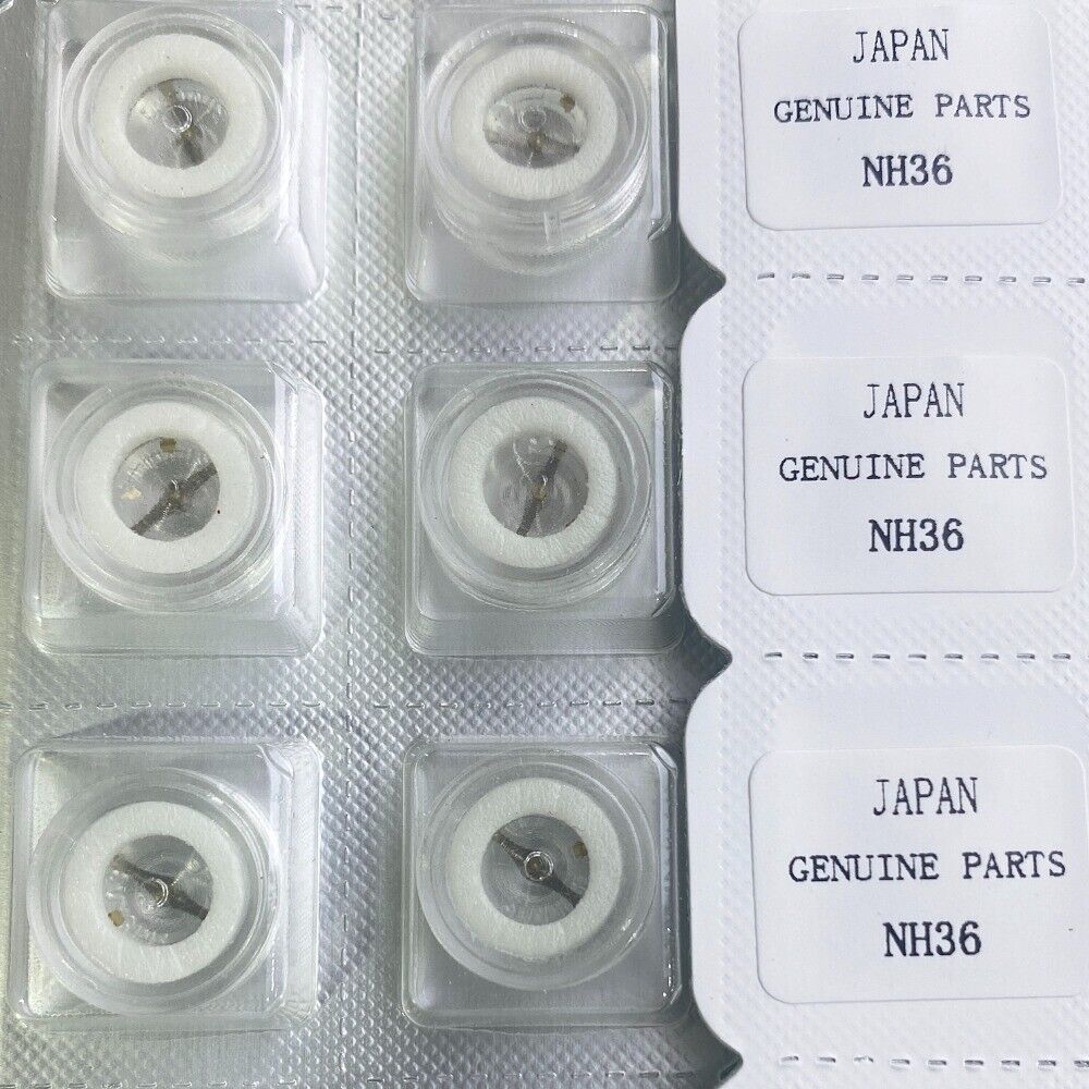 In Japan hergestelltes Uhrenteil, komplette Unruh für das Uhrwerk NH35/NH36