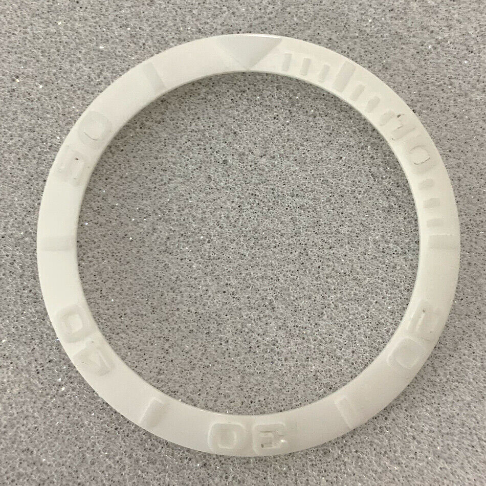 38 mm/30,8 mm weiße Ziffern GMT SUB Keramik Uhr Lünette Einsatz Uhrenteile