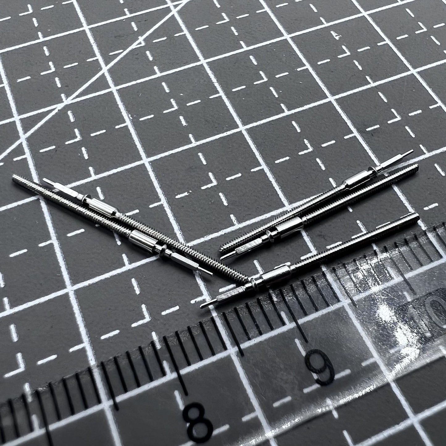 5 PIECES Watch Winding Stems Fit for Shanghai Asian Multifunctional Movement