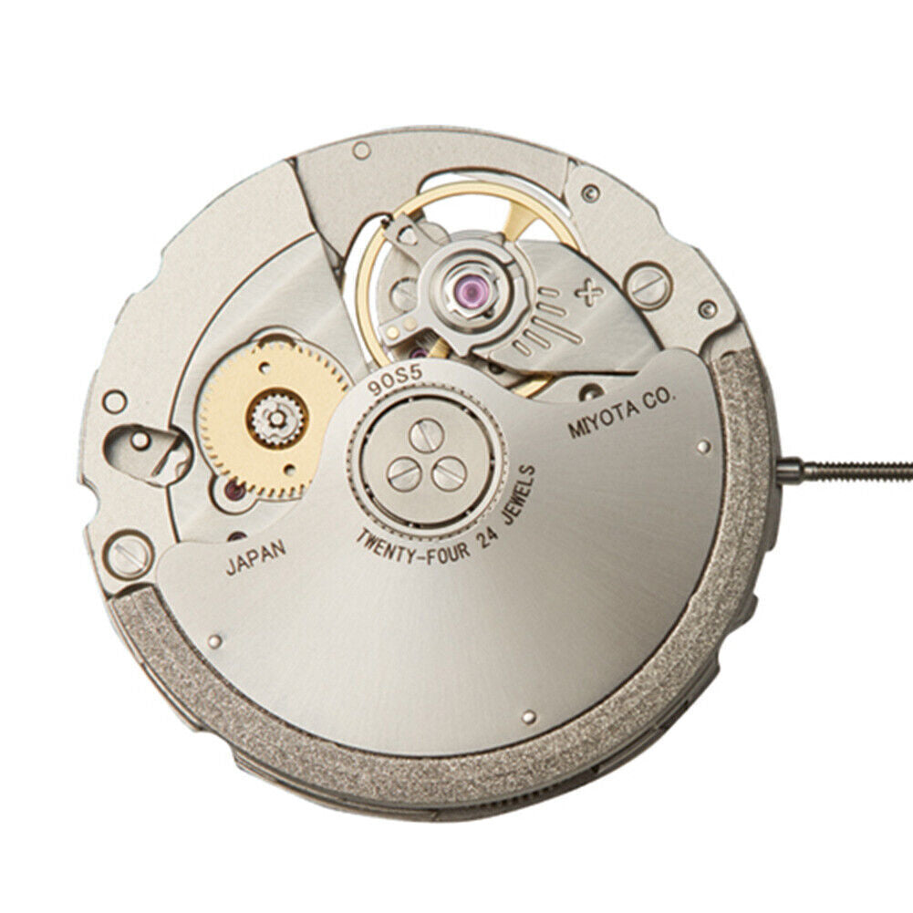 Miyota Citizen 90S5 automatic mechanical watch movement from Japan, precise and durable.