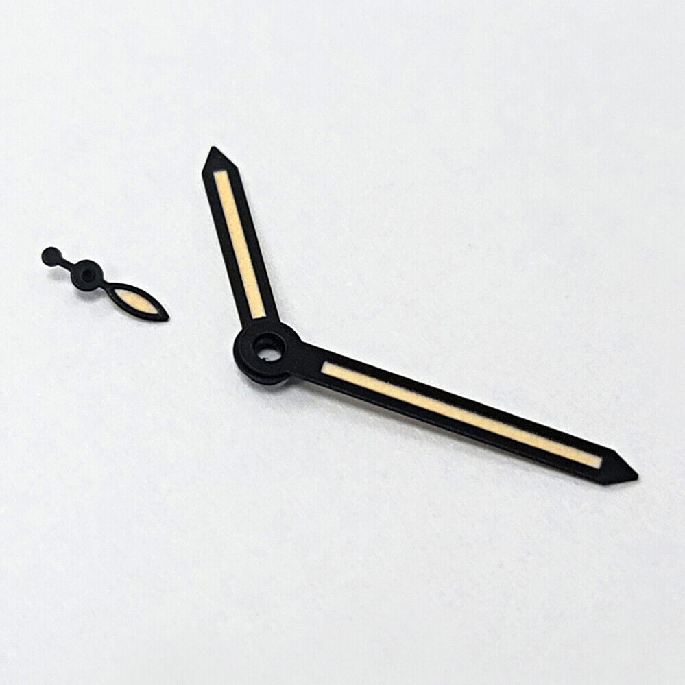 מחוגי שעון ירוקים בקוטר 14 מ"מ עם גימור שחור ל-ST3600/ST3620 ETA6497/6498 מנגנון