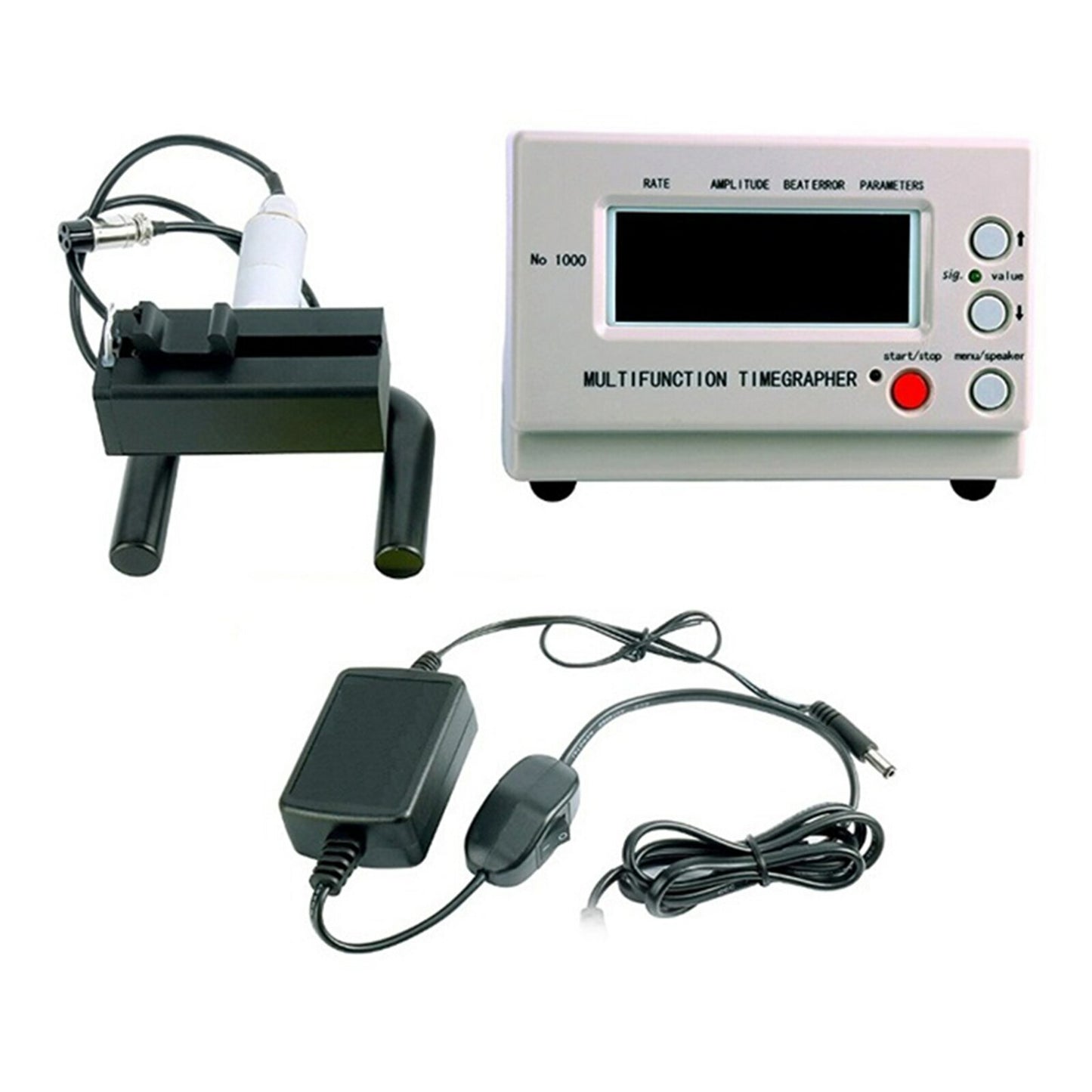 LCD Timegrapher Watch Timing Machine Multifunction Tester M-1000 Repairing Kit