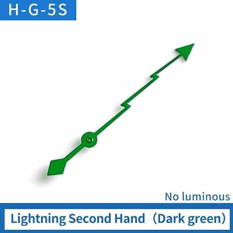 Lightning-style second hand for SKX007 watch, precision fit, non-luminous, enhancing watch accuracy.