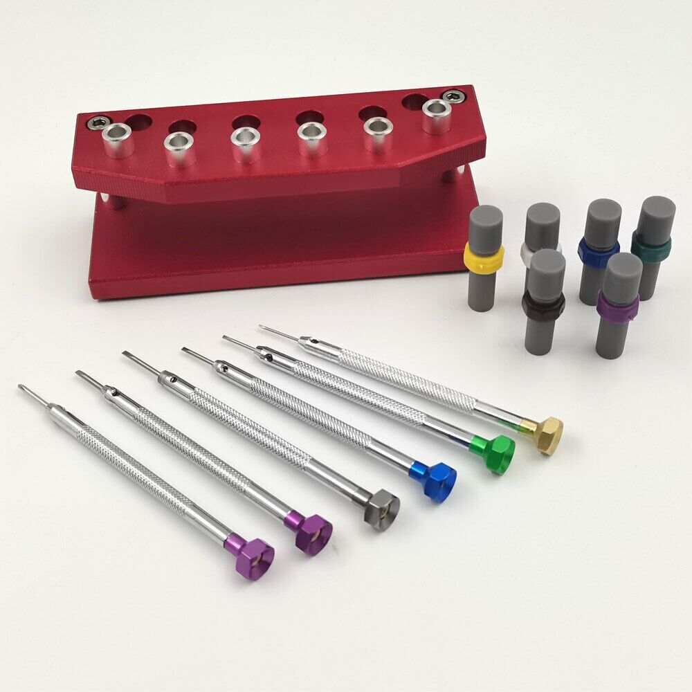 Watch Screwdriver Set Repair Watch Tools Kit With Stand Extra Blades