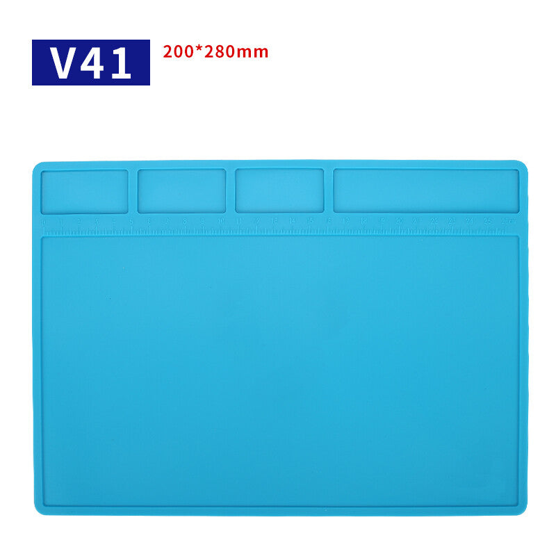 Heat-Resistant Soldering Station Silicon Soldering Watch Repair Mat Work Pad
