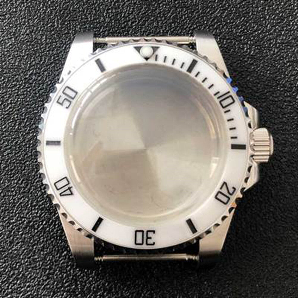 316L Edelstahl Uhrengehäuse SUB Convex Saphirglas 40mm Für NH35/NH36