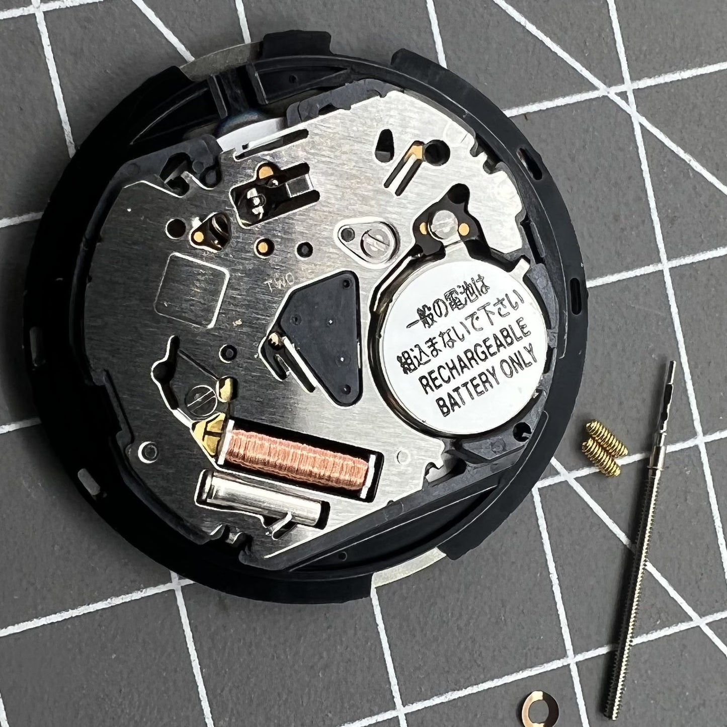 Hattori Epson TMI VS37 VS37A Watch Quartz Movement Solar Power
