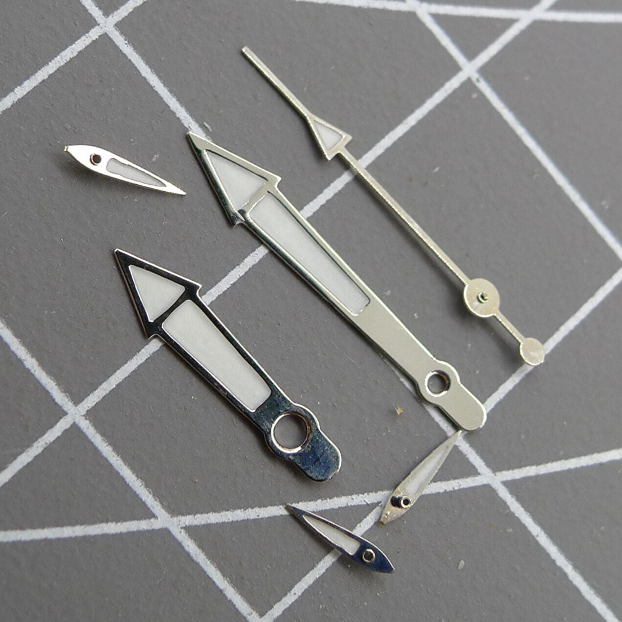 13 mm silberner Rand, grüne Leuchtzeiger für Miyota OS10 OS20 OS22 OS60 OS80