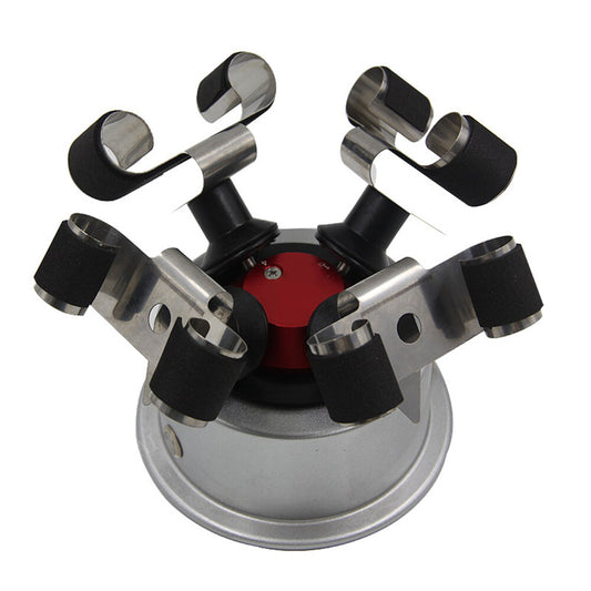 Traction-driven 220V Cyclotest watch winder for 4 watches, ensuring precise winding and testing.