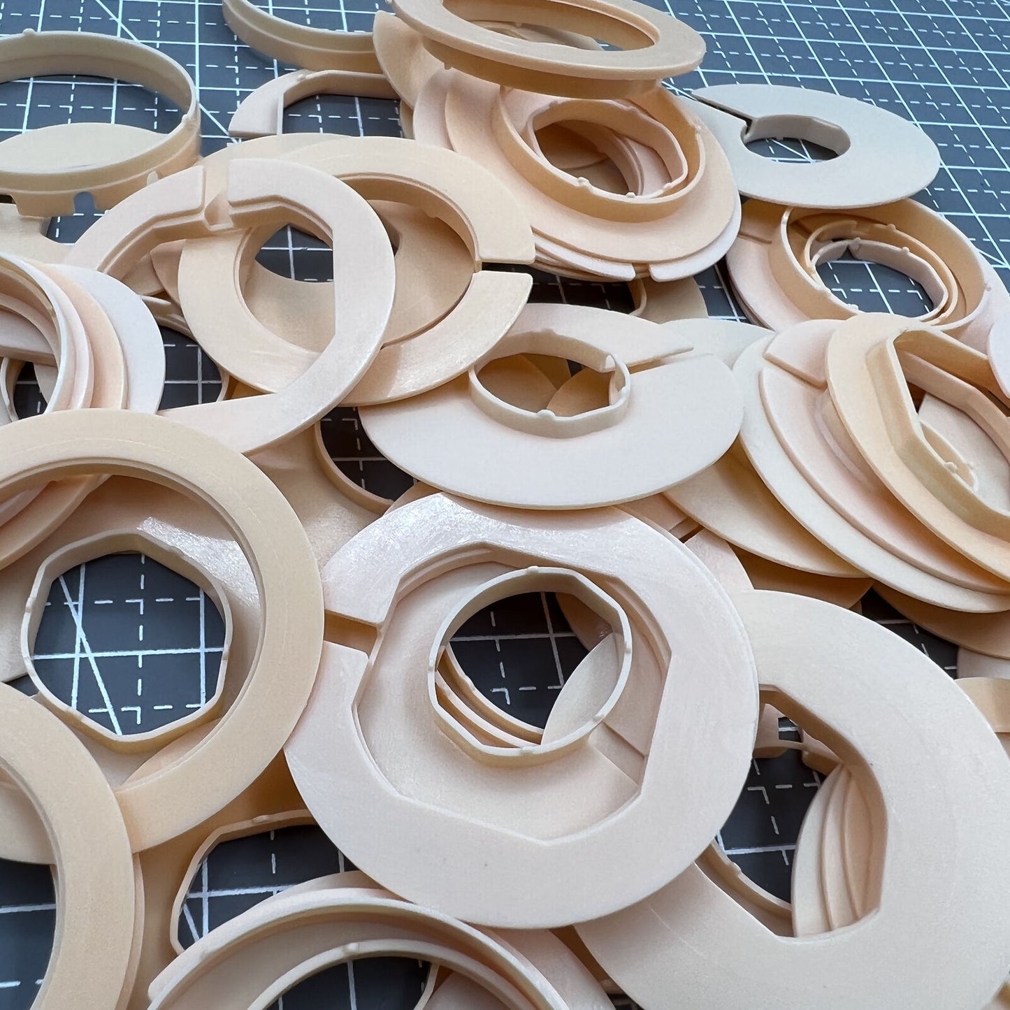 Ensemble de 54 pièces 27 tailles de ligne, entretoise de boîtier de mouvement, support de bague de boîtier #AC-676