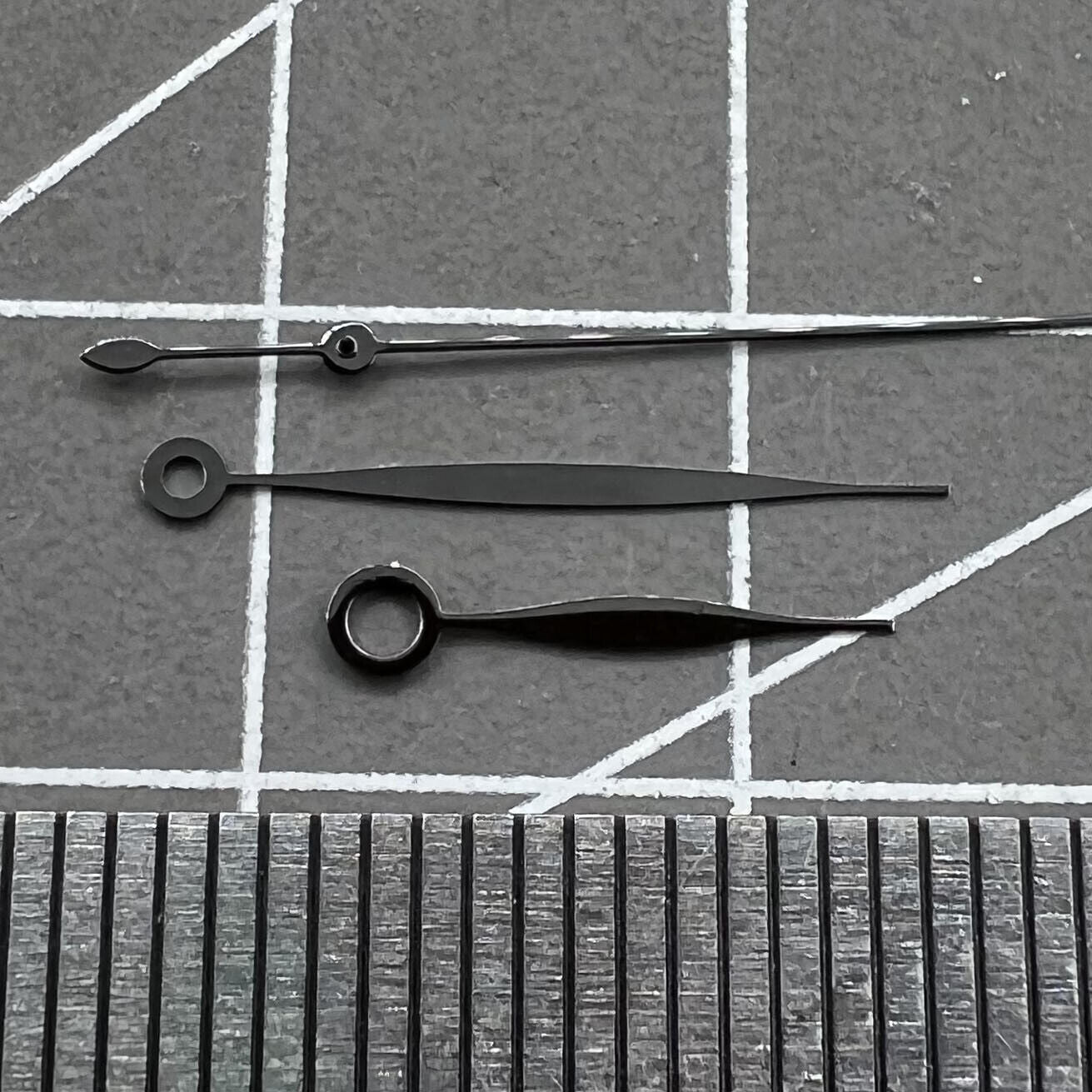 10.5x16x16mm Black Polished Watch Hands Sets for Tissot 1853 T41 T006 Movement